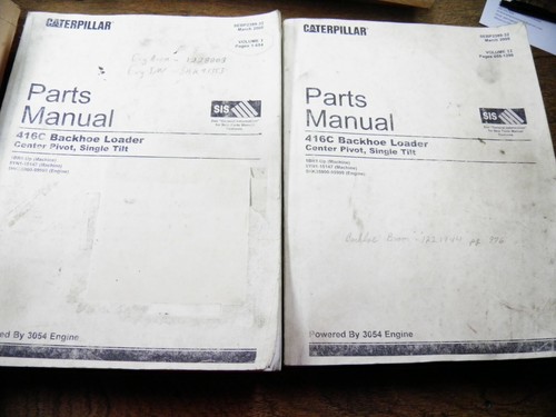 Cat caterpillar 416c parts - cat,